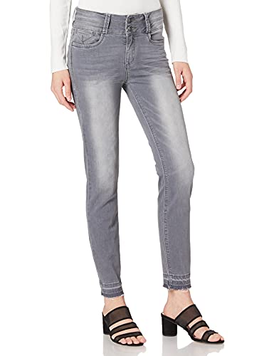 Timezone Damen Slim EnyaTZ Womenshape Jeans, Rock Grey wash, 29