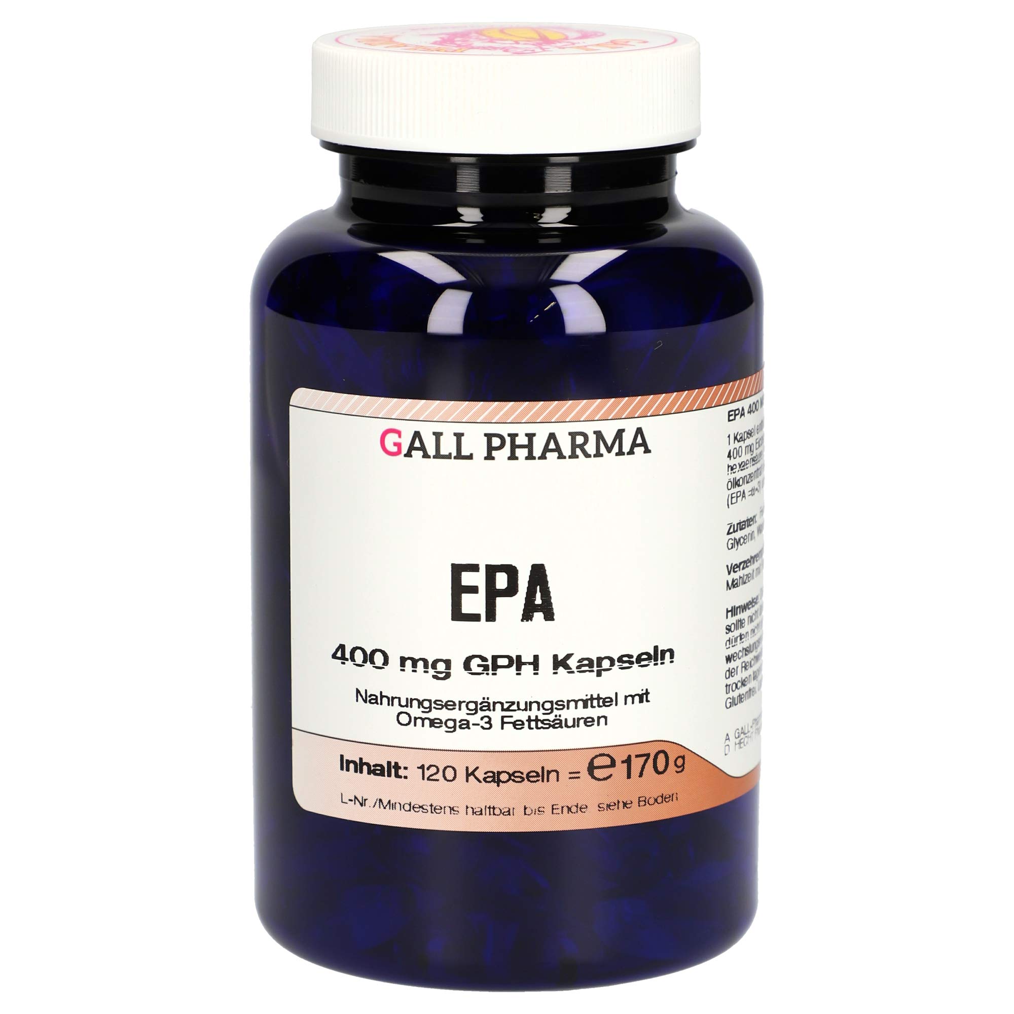 Gall Pharma EPA 400 mg GPH Kapseln, 120 Kapseln