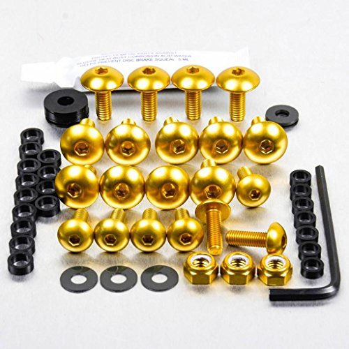 Pro-Bolt - 42279/54: Schrauben Schrauben Verkleidung Kit Aluminium Farbe: Vergoldet