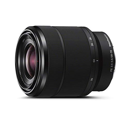 Sony SEL-2870 Standard-Zoom Objektiv (28-70 mm, F3.5-5.6, Vollformat, geeignet für A7, A6000, A5100, A5000 und Nex Serien, E-Mount) schwarz