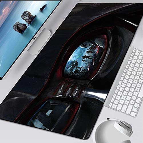 BILIVAN Star Wars Mauspad XXL Computer Mousepad Speed Rubbe Groß Gaming Mauspad Matte Tastatur Schreibtisch Pad PC Desktop Gamer Matten (900 x 400 x 3 mm, 3)