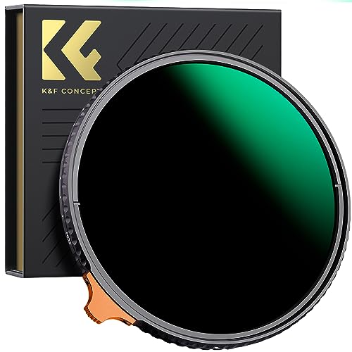 K&F Concept Nano X-Serie Variabler ND Filter ND3-ND1000 Graufilter 72mm(1.5-10 Blendenstufen)