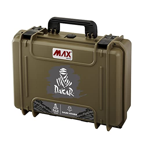 MAX - MAX430S-DKR-SAHARA luftdichter Koffer, Serie Dakar, grün, 426 x 290 x 159 mm
