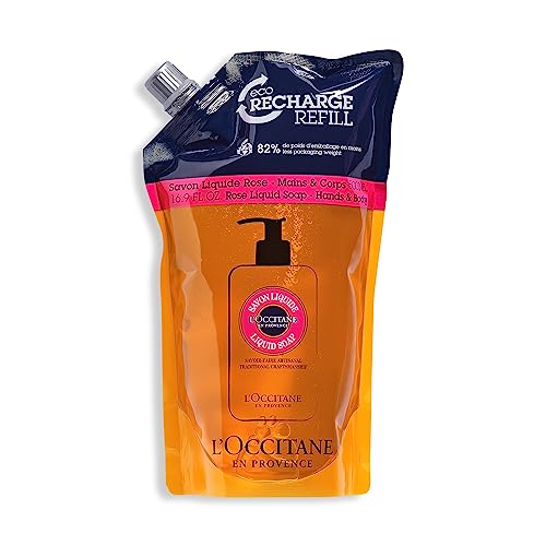 L'occitane Eco refill pack Shea liquid soap Rose 500mL