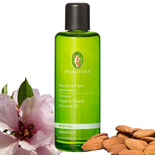 Primavera Bio Körperöl Massageöl 100% naturreine ätherische Öle, Duft:Mandelöl Bio