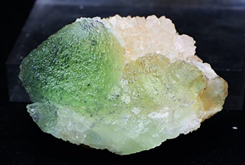 MIUXE 196 g natürlicher grüner kubischer Fluorit & Ausstellungsexemplar ZAOQINIYIN