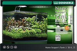 Dennerle Panorama-Aquarium Nano Scapers Basic 55 l