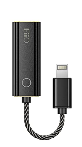 FiiO JadeAudio KA1 Kopfhörerverstärker, kleiner USB, DAC, hohe Auflösung, verlustfrei, für Smartphone/PC/Laptop/Player/Tablet, Schwarz