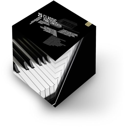 25 klassische Klavierkonzerte (+ CD) [7 DVDs]