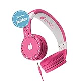 tonies-Lauscher – verstellbare & Faltbare Kinder Kopfhörer mit Lautstärkebegrenzung, Over Ear Kopfhörer mit Kabel und gepolsterten Kopfbügeln, Pink