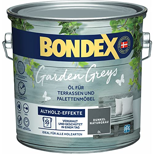 Bondex Garden Greys Öl Dunkel Naturgrau 2,5 l
