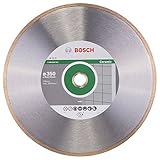 Bosch Accessories Bosch Professional 1x Diamanttrennscheibe Standard for Ceramic (für Stein, Keramik, Fliesen, Marmor, Ø 350 x 30+25,40 x 2 x 7 mm, Zubehör für Fliesenschneider)