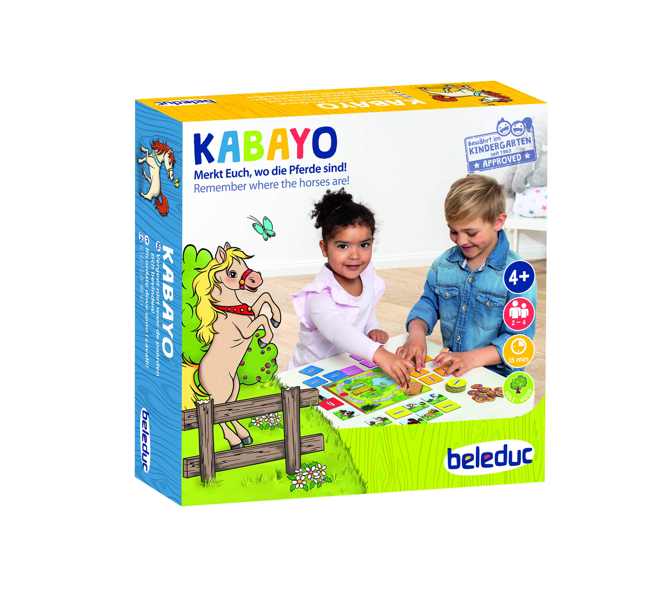 Beleduc - Kabayo - Lernspiel für Zuhause - Bekannt aus dem Kindergarten