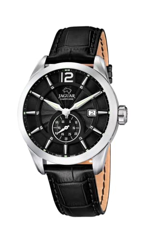 Jaguar Watches Herren-Armbanduhr XL Analog Quarz Leder J663/4