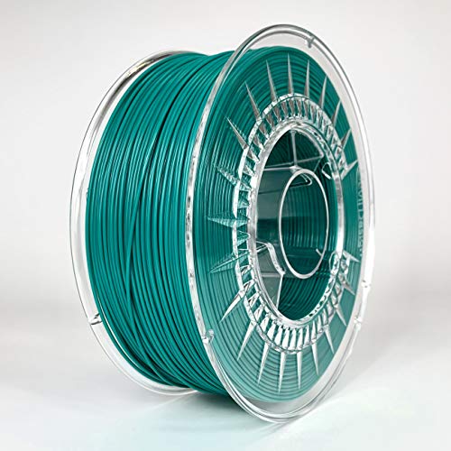 PETG – Emerald Green grün 1kg | Devil Design | 1.75mm | 3D Druck Filament | für Anfänger und Fortgeschrittene | Top Haftung | wenig Stringing | leicht zu drucken | verzugsarm und geruchslos