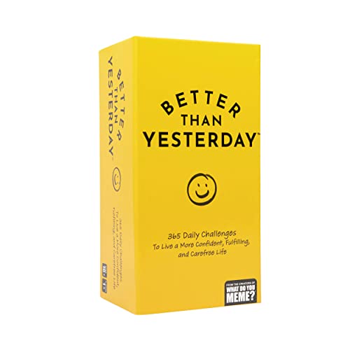 Better Than Yesterday - A Mindfulness Game by What Do You Meme? and Case Kenny, Creator of The New Mindset Movement