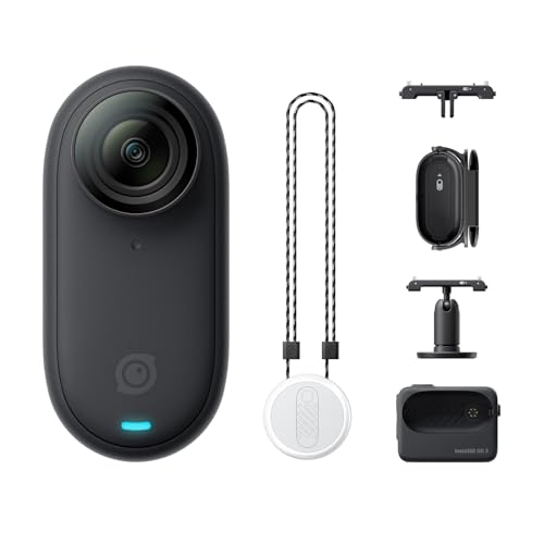 Insta360 GO 3 Action-Kit (128 GB) - Ultraleichte Vlogging Kamera, POV Action Cam & Unterwasserkamera, überall anbringbar, Stabilisierung, multifunktionaler Action Pod, Ideal für Sport & Reise Vlogs