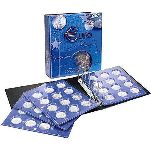 20-Euromünzen-Sammelalbum Topset inkl. 2 Einssteckblättern für 20-Euro-Münzen