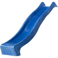 AXI Sky230 Rutsche mit Wasseranschluss Blau - 228 cm | Anbau Element für Kinder Spielturm / Spielhaus / Stelzenhaus | Wasserrutsche / Anbaurutsche für Podesthöhe 120 cm