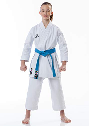 Tokaido Unisex Jugend Kata Master Junior Karateanzug, weiß, 120 (00)