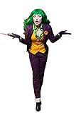 MIMIKRY Gauner Damen-Kostüm Jacket Weste Hose Bluse Batman Gotham, Größe:L