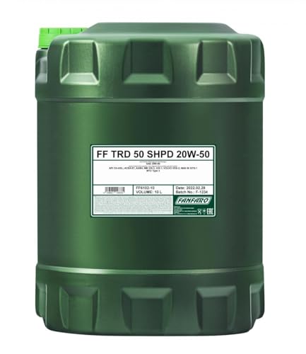 10 Liter FANFARO 20W-50 SHPD TRD 50 MAN M 3275, MB 228.3, MB 229.1, MTU-2, Volvo VDS-2