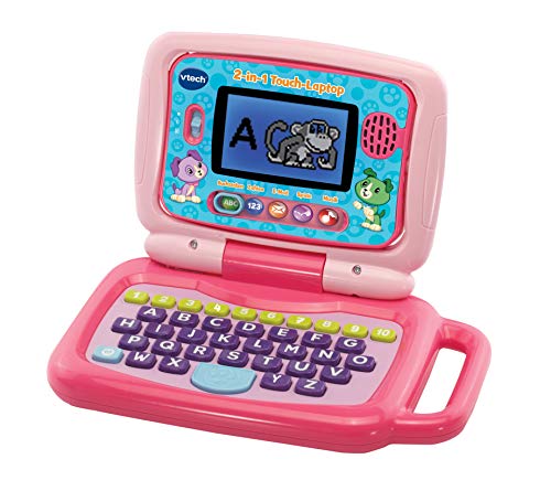 VTech 80-600954 2-in-1 Touch-Laptop pink Vorschulspielzeug