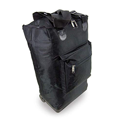 Handgepäck Handgepäck Kabinentasche Faltbare Flugtasche Einkaufstasche auf Rollen 56 x 31 x 21 cm