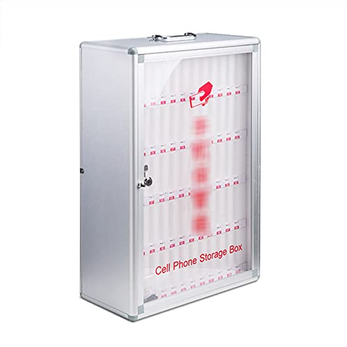 Handy Safe 60 Slots Handy Aufbewahrungsbox mit Schloss Student Handy Locker Wall Handy Aufbewahrungsbox