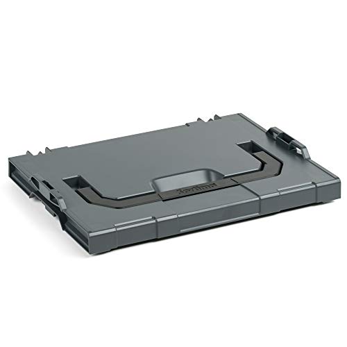 Bosch Sortimo i-Rack Deckel in Anthrazit für Werkzeugkoffer | Innovatives Transportsystem | Bosch Werkzeugkoffer Leer | Kompatibel mit L-Boxx