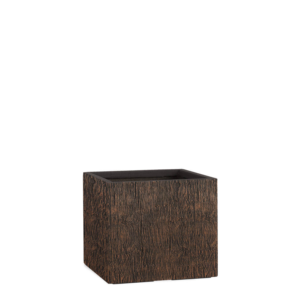 Pflanzkübel CUBE - (Wood Braun) - 30cm x 34cm x 34cm