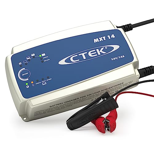 CTEK MXT 14 Multi-Funktions Batterieladegerät Mit 8-Stufen Technologie Unde Automatischer Temperaturkompensation, 24V 14 Amp