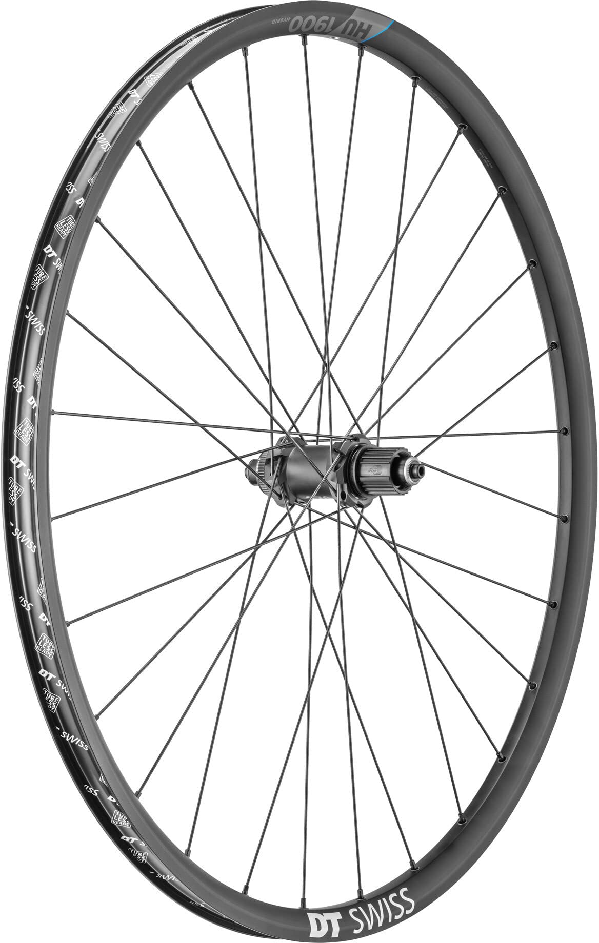 DT Swiss Unisex – Erwachsene HU 1900 Laufräder, Silber, 29"/25mm