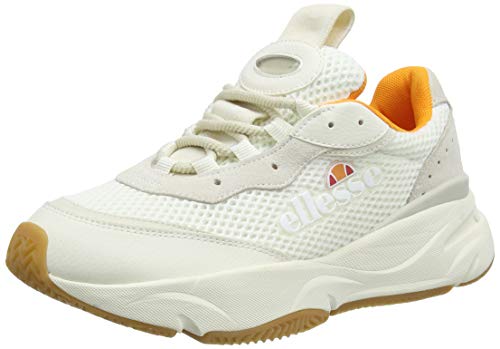 ellesse Damen Massello Sneaker, Mehrfarbig (Off White/Orange Off Wht/Org), 37 EU