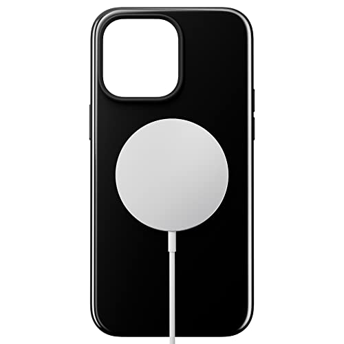 NOMAD Sport Case für iPhone 14 Pro Max | Hülle aus Polycarbonat mit TPE-Bumper | mit glänzender PET-Beschichtung | MagSafe-kompatibel | Schwarz