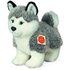 Husky stehend 23 cm grau/weiß