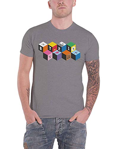 T-Shirt # Xxl Unisex Grey # Blocks