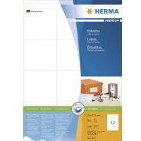 HERMA SuperPrint - Etiketten - weiß - 67,7 x 70 mm - 200 Stck. 12) (4617)