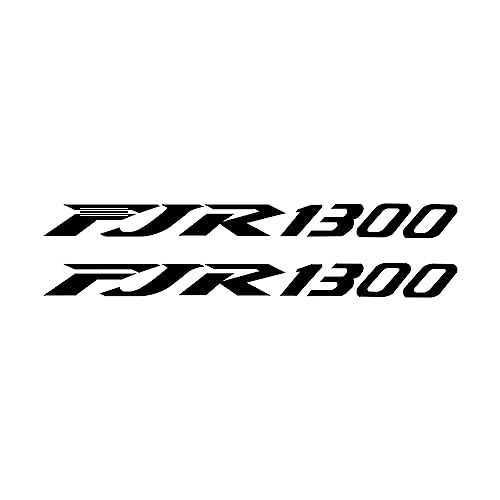 Motorrad Aufkleber FJR1300 Zubehör Wasserdicht Aufkleber Für Yamaha FJR 1300 2001-2021 2017 2018 2019 2020 Aufkleber (Farbe : Schwarz)