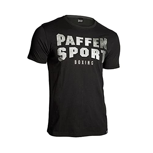 Paffen Sport «Glory» T-Shirt; schwarz/Silber; Größe: M