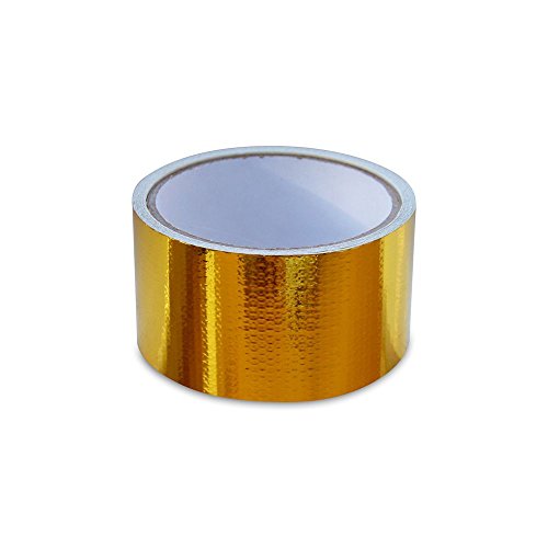 Mishimoto - MMGRT-235 Hitzeschutzband – 5,1 cm x 9,5 m Rolle, metallisch goldfarben