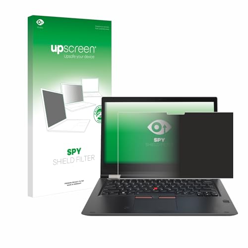 upscreen Blickschutzfilter kompatibel mit Lenovo ThinkPad Yoga X380 Privacy Filter - Anti-Spy Blickschutzfolie Sichtschutz-Folie