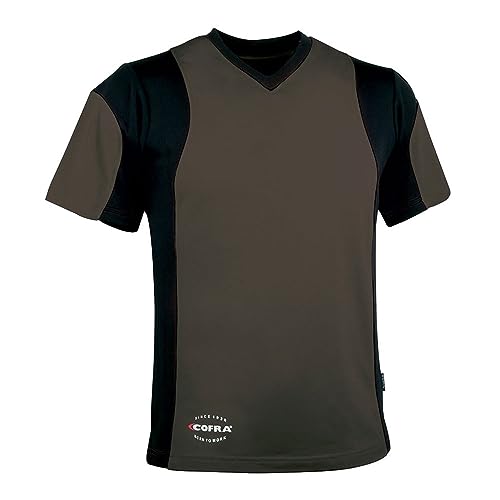 T-Shirt Java Fango/Schwarz Cofra Größe M