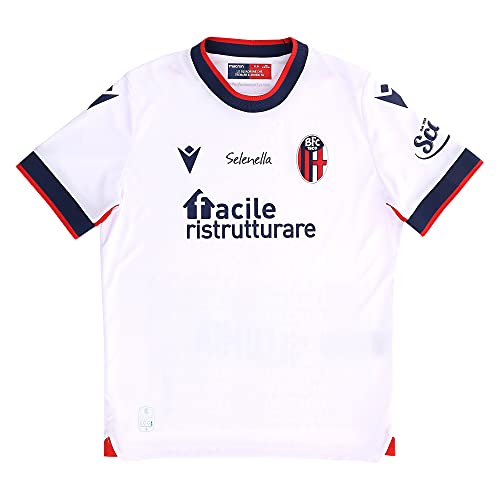 Macron Unisex Kinder Merchandising ufficiale Trikot Bologna FC 2021/22, rot, JXL