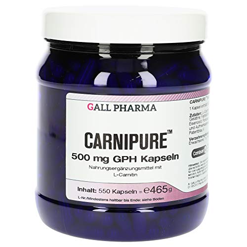 Gall Pharma CarnipureTM 500mg GPH Kapseln, 550 Kapseln