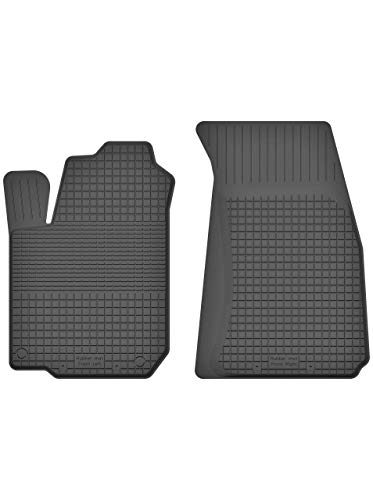 2 Stück Gummifußmatten Vorne kompatibel mit KIA SPORTAGE II (Bj.2004-2010) ideal angepasst