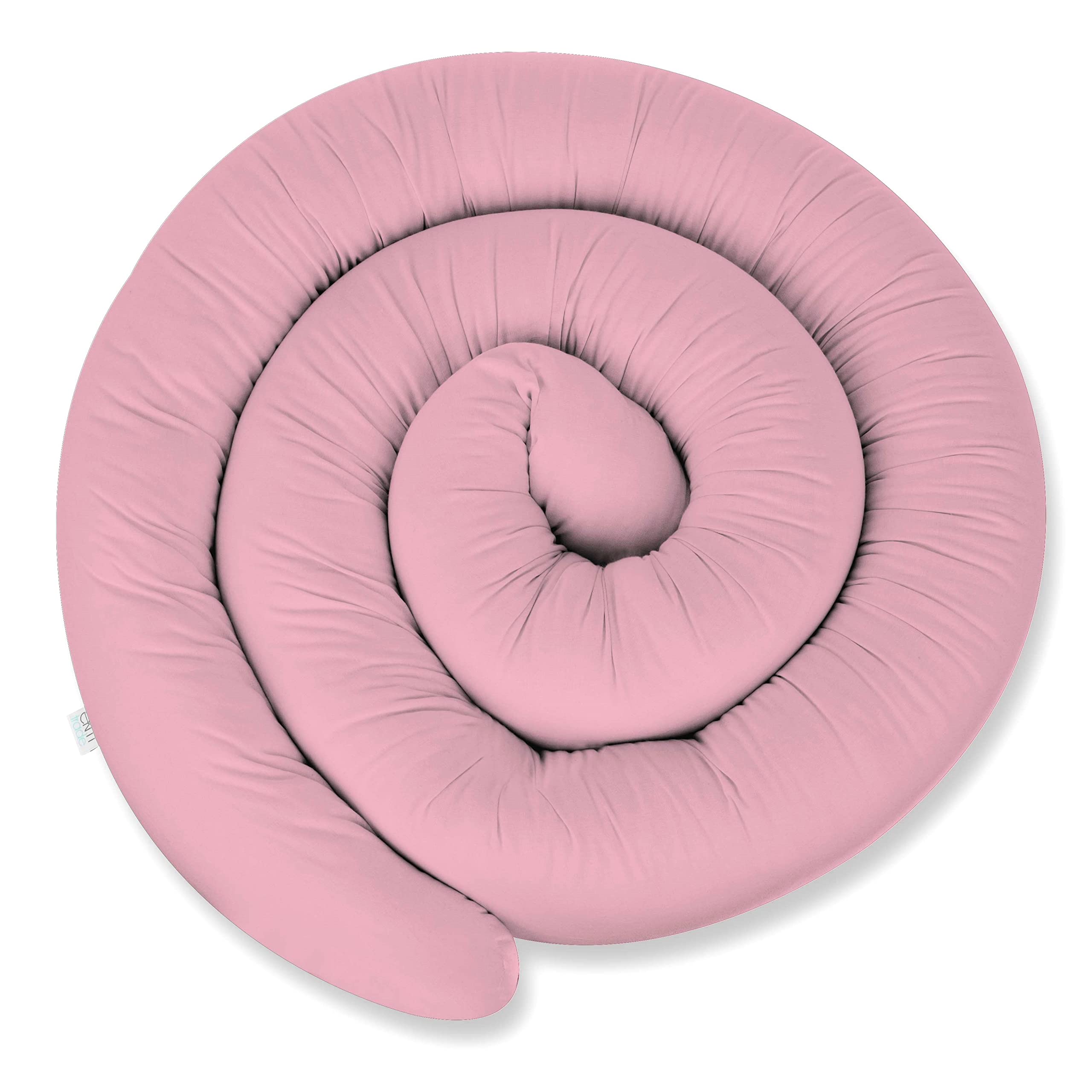 XXL 300 cm Bettschlange für Allergiker Bettkissen Stillkissen Bettrolle Zierkissen Bettumrandung Schlange Handmade 100% Baumwolle ekmTRADE (300 cm, 35)