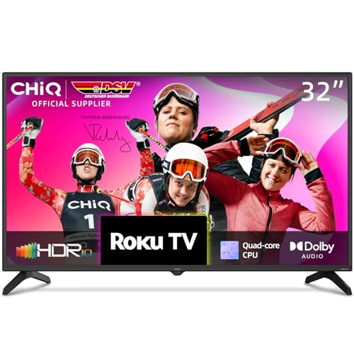 CHIQ Smart TV L32G5NV, 32 Zoll (80cm TV, Roku TV