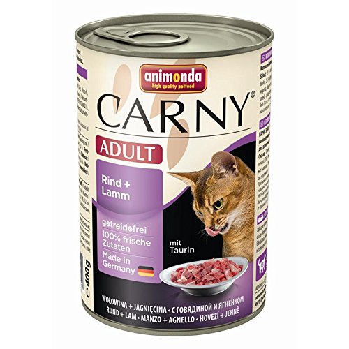 animonda Cat Dose Carny Adult Rind & Lamm | 6X 400g