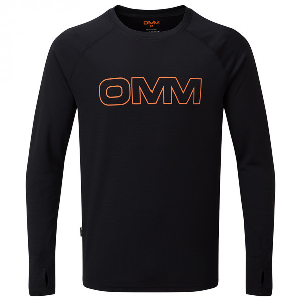 OMM - Bearing Tee L/S - Funktionsshirt Gr M schwarz
